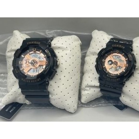 TWO New Watches  FREE DISPLAY CASE